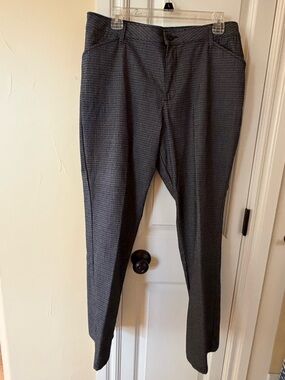 Lee Women’s Charcoal Checked All Day Dress Pants